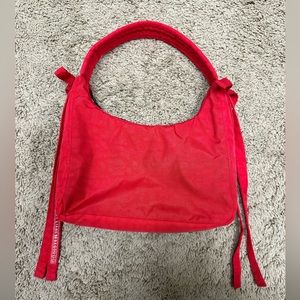 Baggu X Sandy Liang Candy Apple Red Mini Bow Bag